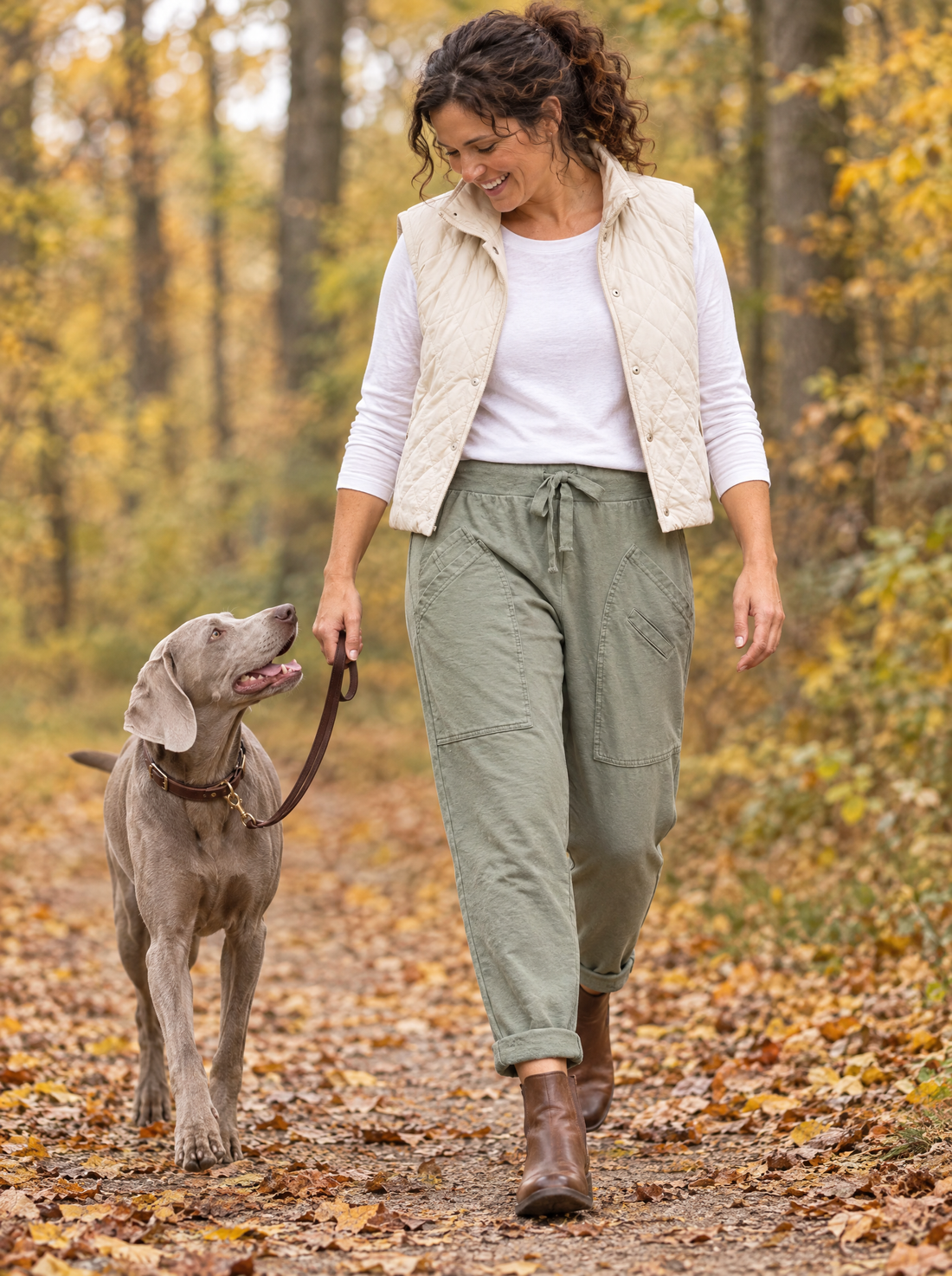 Mit dem Hund raus