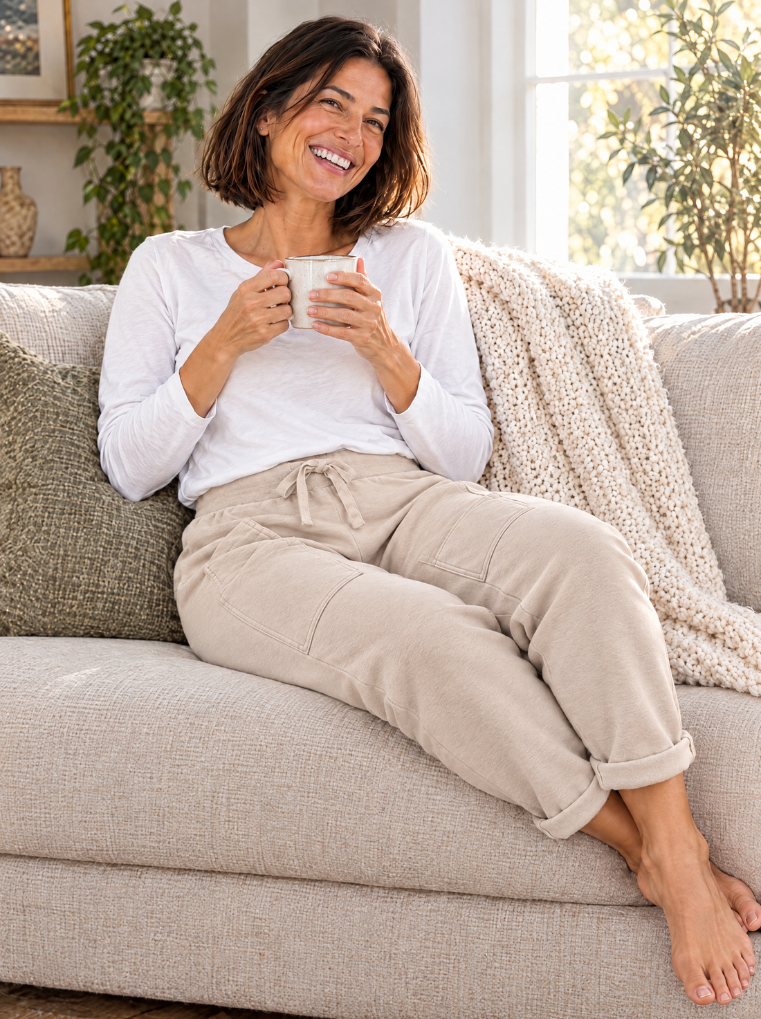 Auf dem Sofa